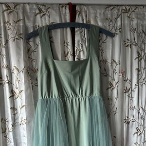 Chic Mint Green Sleeveless Dress